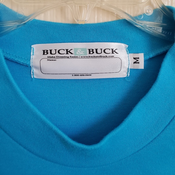 Buck & Buck | Blue Top (Adaptive For Seniors) - Picture 2 of 3